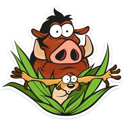 Timon and Pumba - Sticker 9