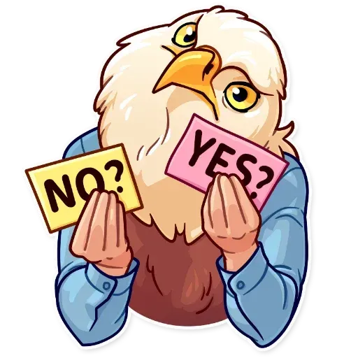 Birds with Arms - Sticker 26