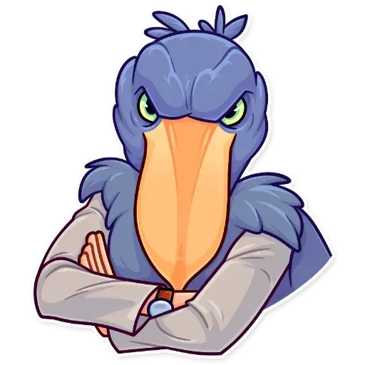 Birds with Arms - Sticker 20