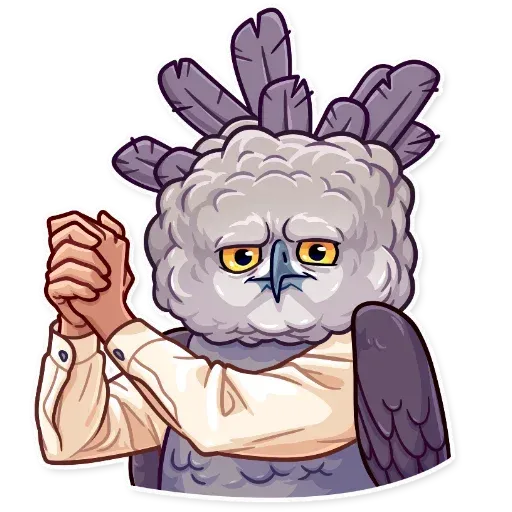 Birds with Arms - Sticker 28