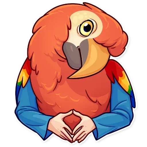 Birds with Arms - Sticker 11
