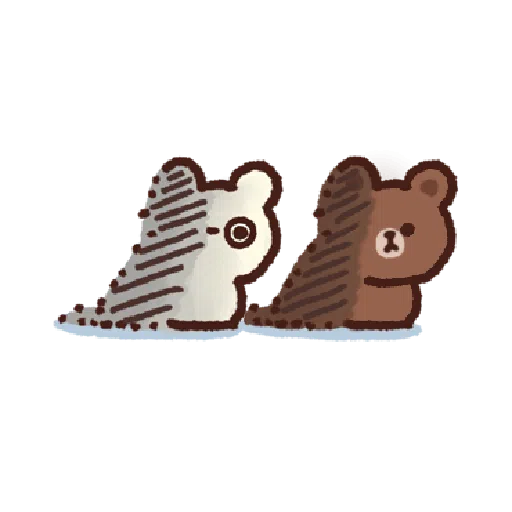 FunPiBear with BROWN & FRIENDS - Sticker 9
