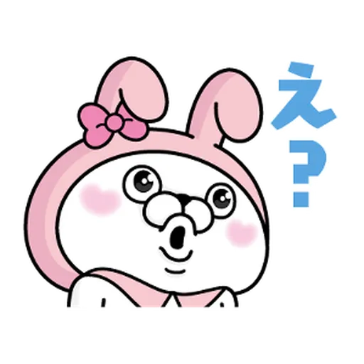 YOSISTAMP-兔兔100%過激貼圖 2 + SANRIO CHARACTERS - Sticker 30