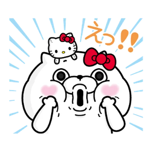 YOSISTAMP-兔兔100%過激貼圖 2 + SANRIO CHARACTERS - Sticker 22