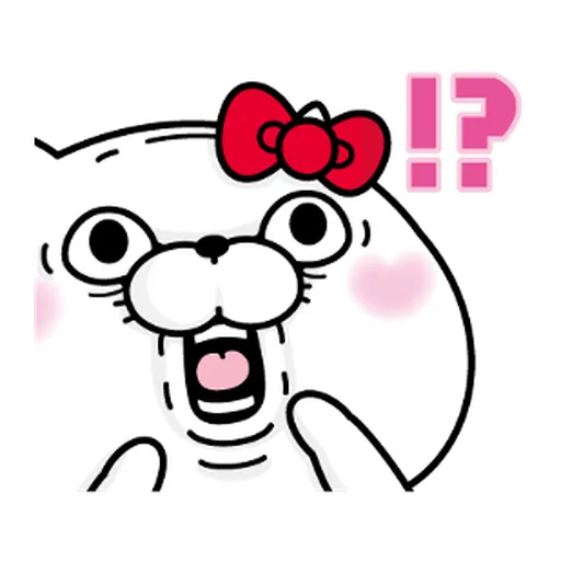 YOSISTAMP-兔兔100%過激貼圖 2 + SANRIO CHARACTERS - Sticker 14