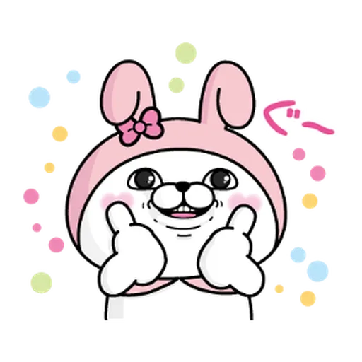 YOSISTAMP-兔兔100%過激貼圖 2 + SANRIO CHARACTERS - Sticker 17