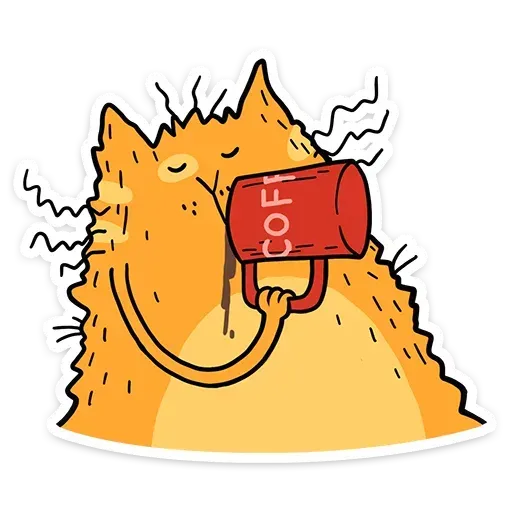 Zheltok cat - Sticker 11