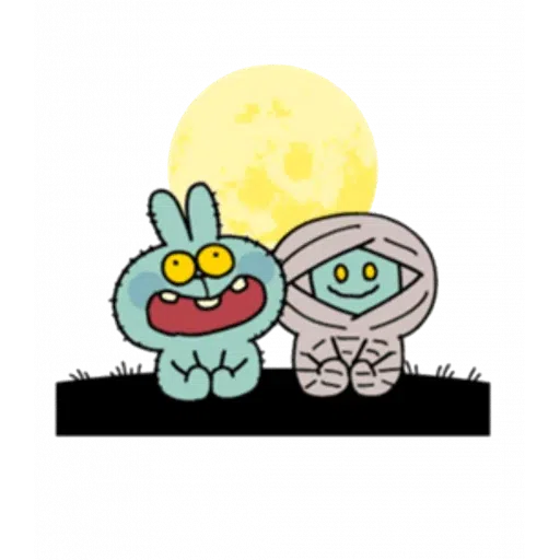Halloween spoiled rabbit 2 - Sticker 10