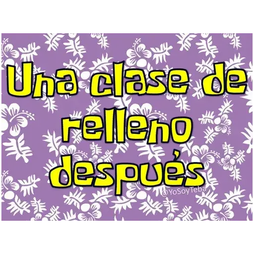 Frases Bob Esponja Español - Sticker 23