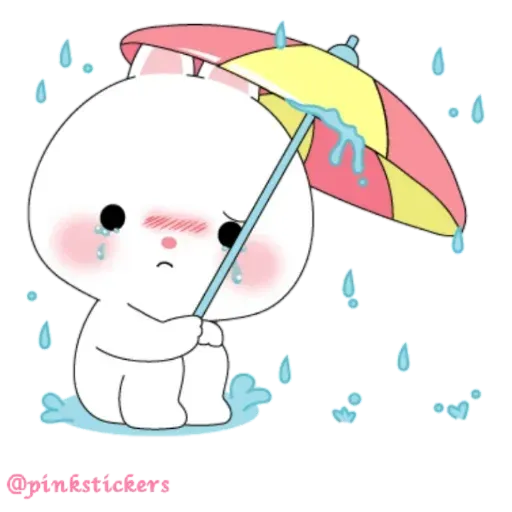 Cute rabbit - Sticker 13