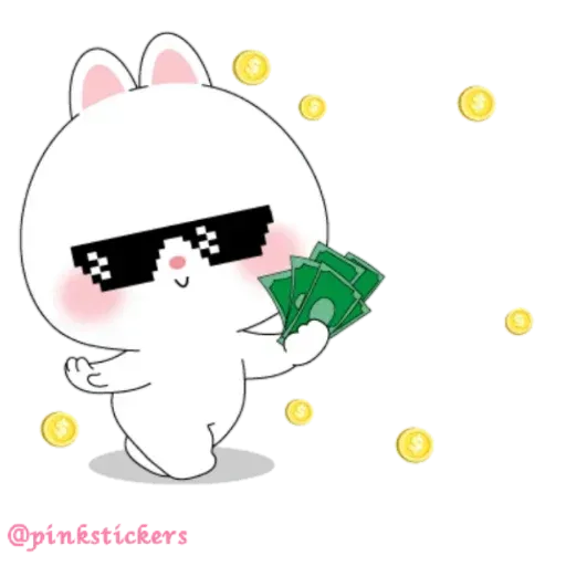 Cute rabbit - Sticker 26