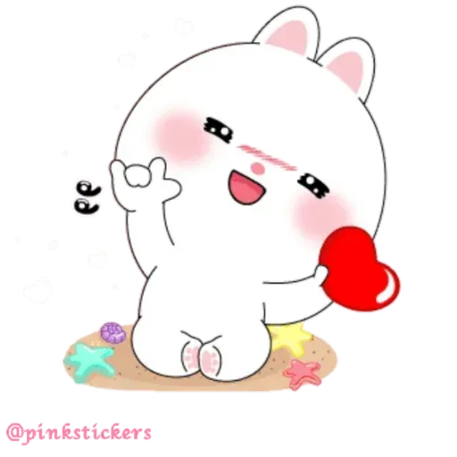 Cute rabbit - Sticker 24