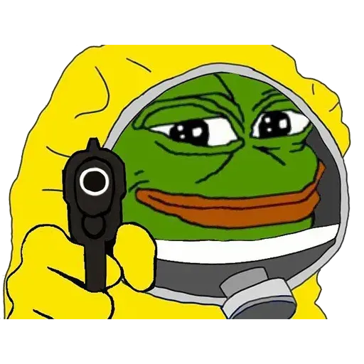 Hazmat Pepe - Sticker 20