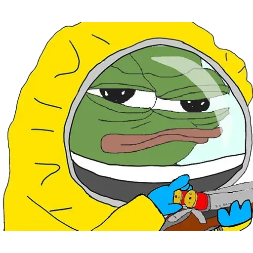 Hazmat Pepe - Sticker 16