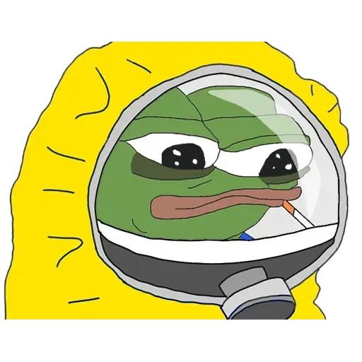 Hazmat Pepe - Sticker 14