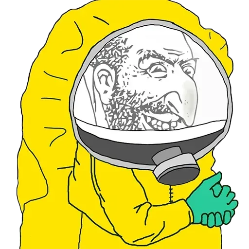 Hazmat Pepe - Sticker 24