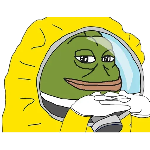 Hazmat Pepe - Sticker 25