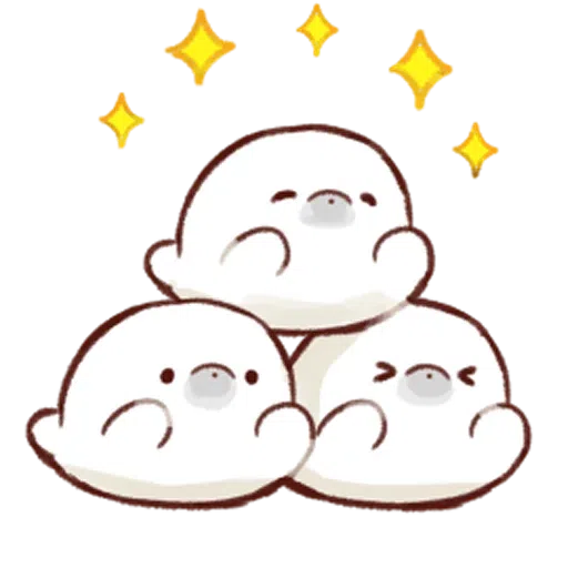 Soft and cute seal - Sticker 29