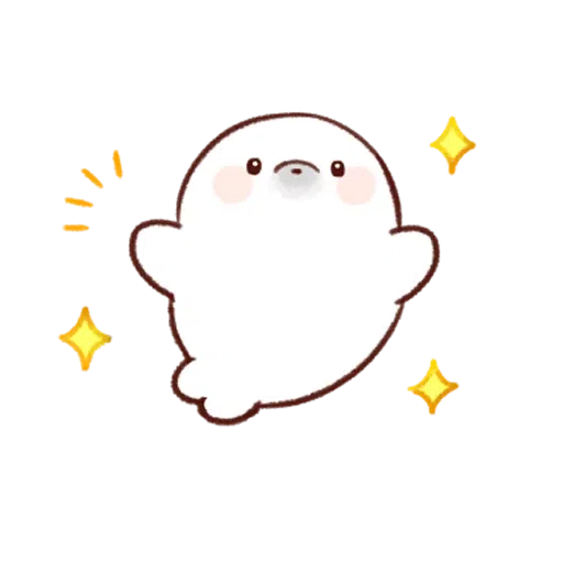 Soft and cute seal - Sticker 9