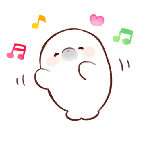 Soft and cute seal - Sticker 13
