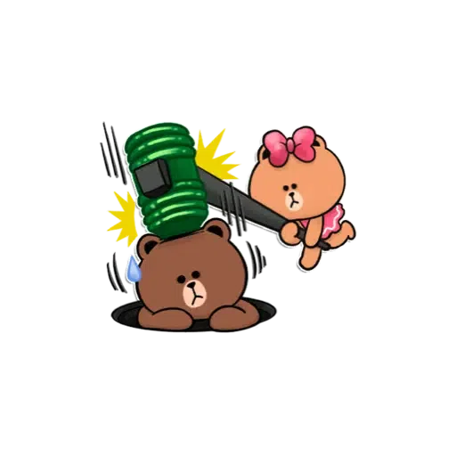 BROWN & FRIENDS X Decter_10 Big CHOCO (聖誕) (1) - Sticker 20