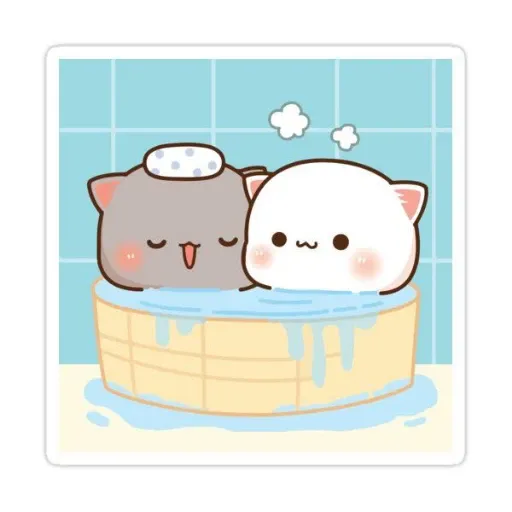 Peach and Goma Love's - Sticker 20