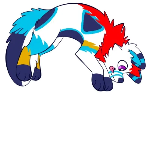Fox on fluffy - Sticker 28
