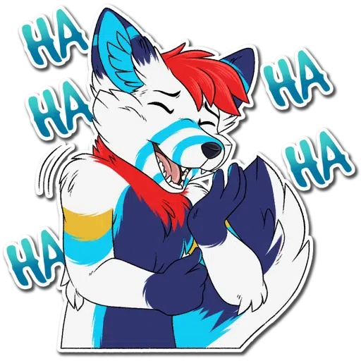 Fox on fluffy - Sticker 10