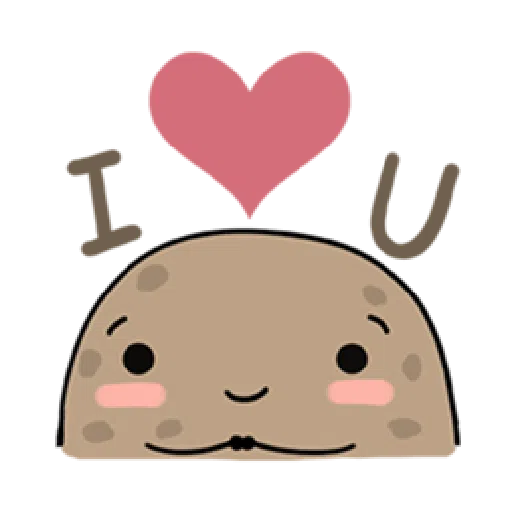 Kawaii Potato - Sticker 14