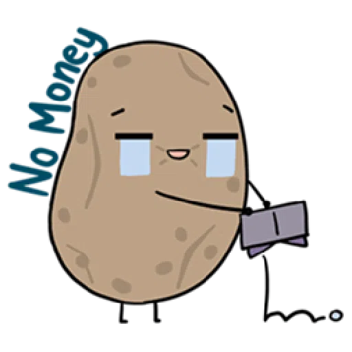 Kawaii Potato - Sticker 11