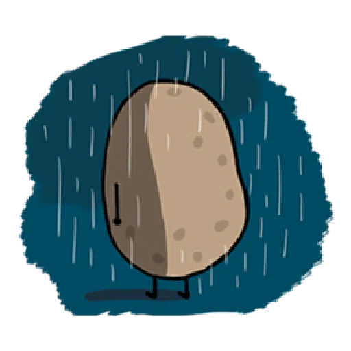 Kawaii Potato - Sticker 15