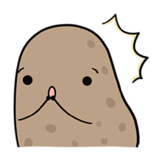 Kawaii Potato - Sticker 30