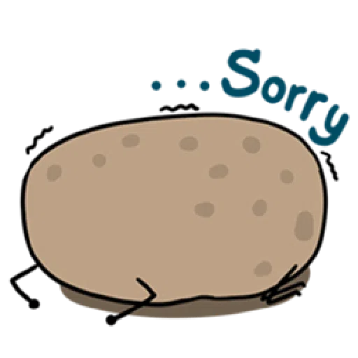 Kawaii Potato - Sticker 29