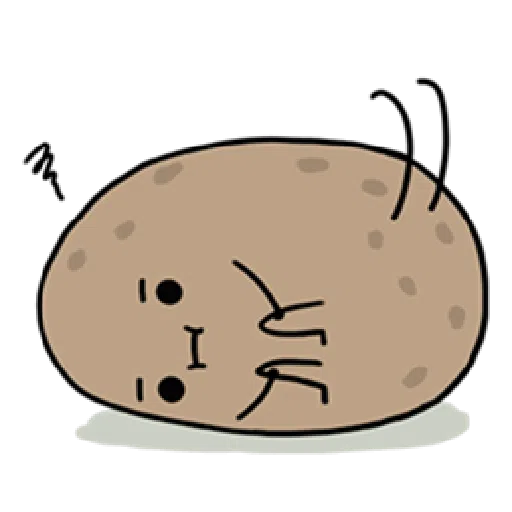 Kawaii Potato - Sticker 27