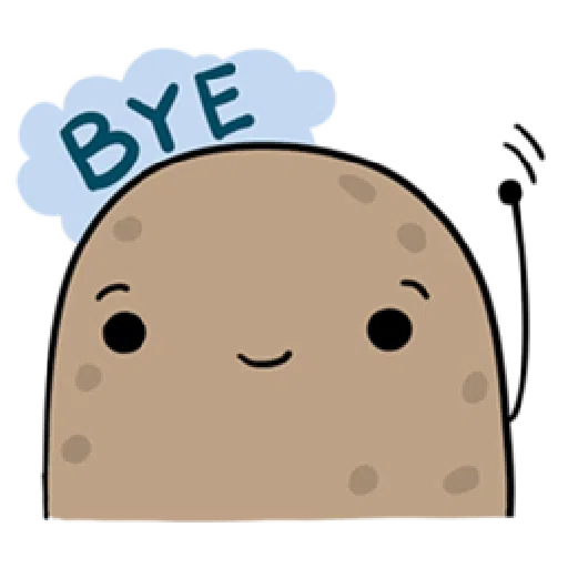 Kawaii Potato - Sticker 21
