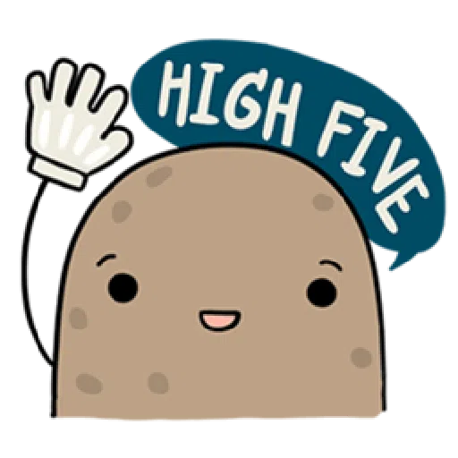 Kawaii Potato - Sticker 20