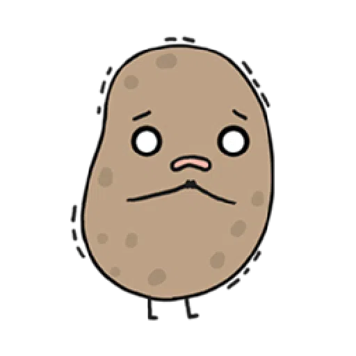 Kawaii Potato - Sticker 28