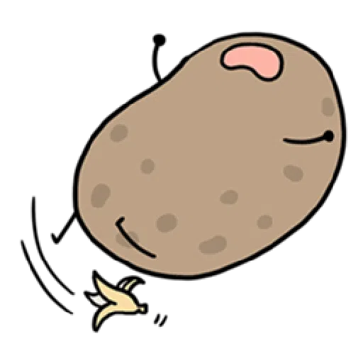 Kawaii Potato - Sticker 25