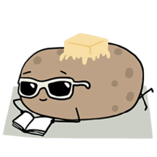 Kawaii Potato - Sticker 12