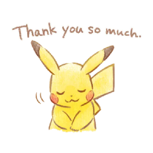 Pikachu Greetings p1 - Sticker 9