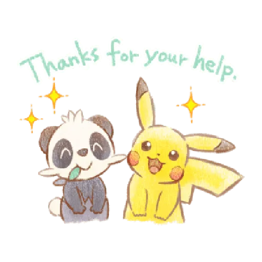 Pikachu Greetings p1 - Sticker 14