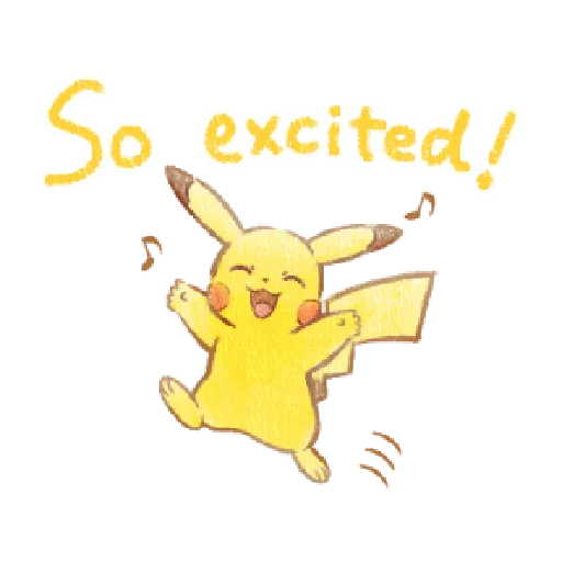 Pikachu Greetings p1 - Sticker 16