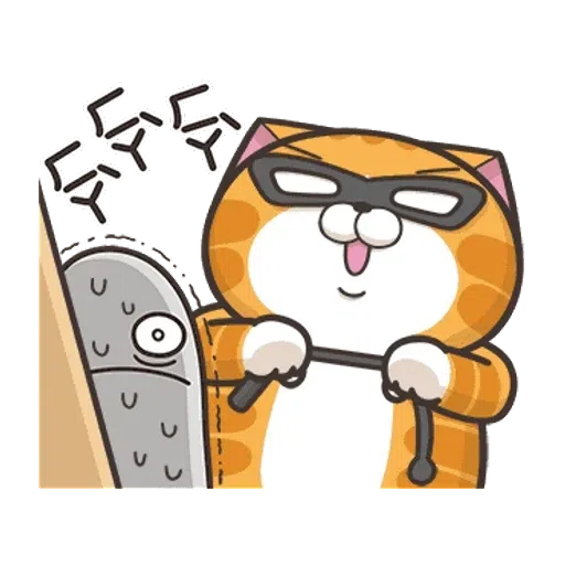 仆街白爛貓 - Sticker 23