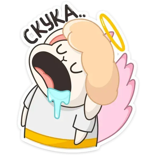 Blonde Angel - Sticker 24