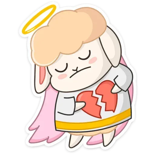 Blonde Angel - Sticker 20