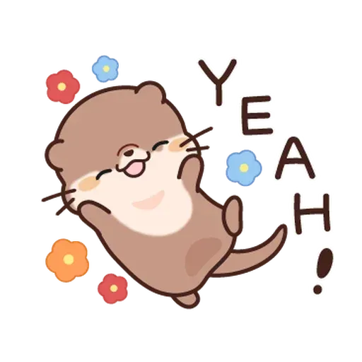小水獺日常生活 - Sticker 14