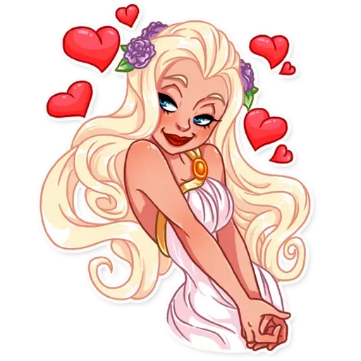 Girl in love - Sticker 18