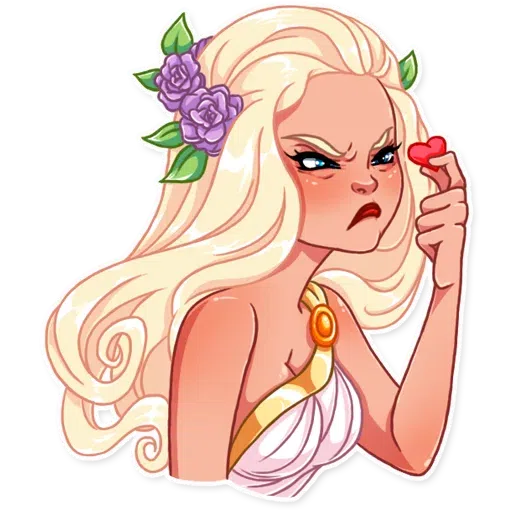 Girl in love - Sticker 24