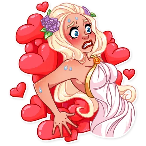 Girl in love - Sticker 11