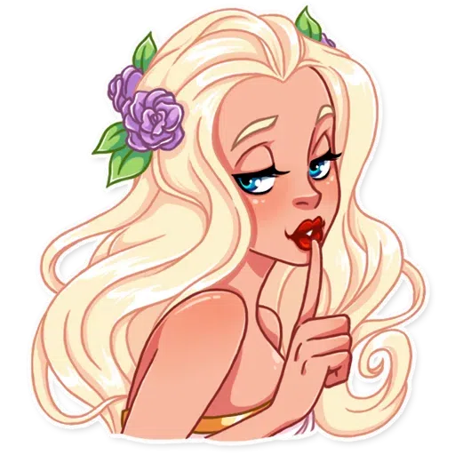 Girl in love - Sticker 20